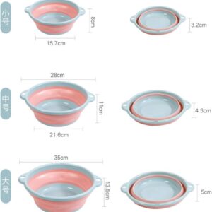 4edbb9c8-711f-4b2e-ac19-d298603d64be.jpg Тазик силіконовий побутовий, телескопічний, розмір (23/12,5/8), рожево-блакитний