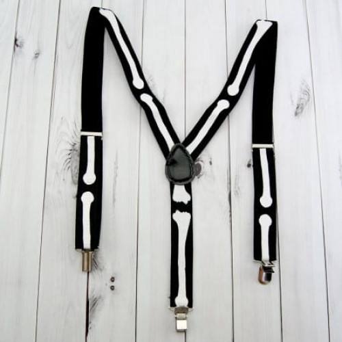 Підтяжки на Хелловін "Скелет"