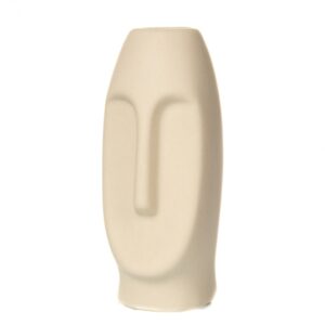 4fcf524b-af8d-4e00-85e4-6905b456f789.jpg Ваза керамічна "Обличчя" беж 14 см