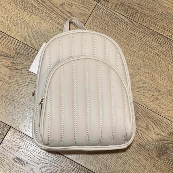 Рюкзак з еко-шкіри Primark стьобаний білий