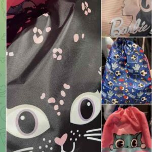 Сумка-мішок для взуття з принтом