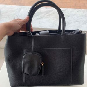 Сумочка Primark велика гладка з гаманцем та зовн кишенею чорна