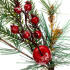 Штучна гілка "Хвоя з ягодами"
