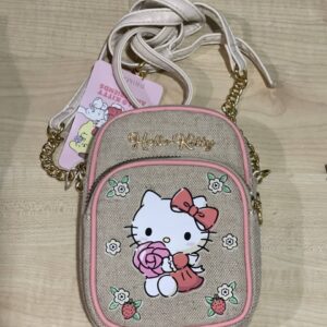522263fb-80a9-49c2-aa25-29923b44e1ca.jpg Сумочка для телефону/гаманець Primark "Hello Kitty" тканина беж