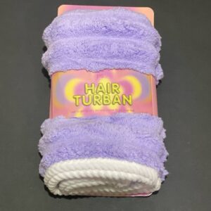 Тюрбан для сушки волосся Primark “Hair Turban” флісовий фіолетовий