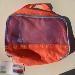 Сумка-органайзер на блискавці нейлонова (30*20 см) оранжева