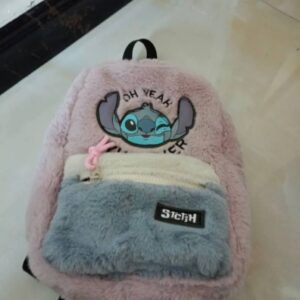 Рюкзак "Stitch" плюшевий рожевий