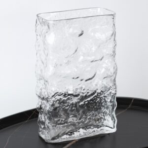 Ваза скляна "Мелодія" прозора 24,5 см