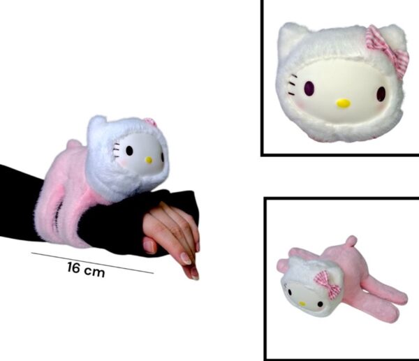 М’яка іграшка-браслет на руку "Hello Kitty" плюшевий