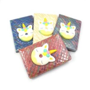 Блокнот А5 JO "Єдиноріг-пончик" зі сквішем 80 арк