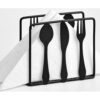 Серветниця "Cutlery/ Столові прибори" сталь чорна
