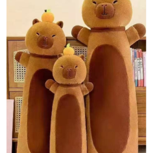 М'яка Іграшка-Батон "Капібара-батон" 70 см подушка-обнімашка