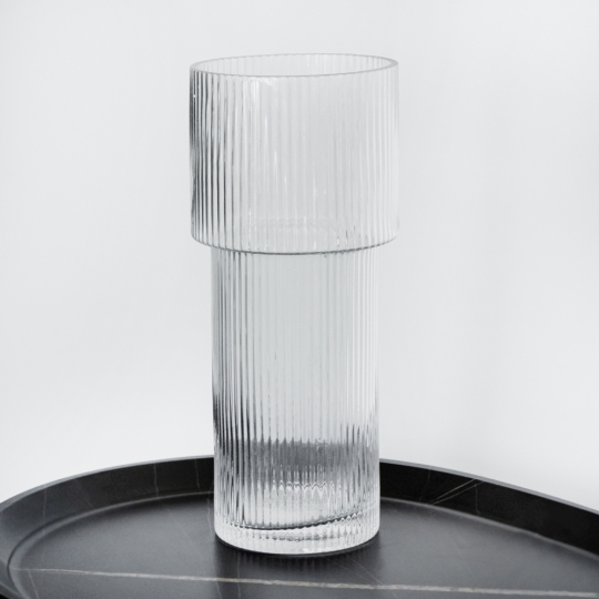 Ваза скляна "Чиста Елегантність" 24 см