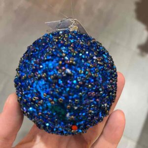57f62c02-dded-45cb-857e-143d81196a88.jpg Ялинкова Куля 8см, яскравий синій глітер, 1шт