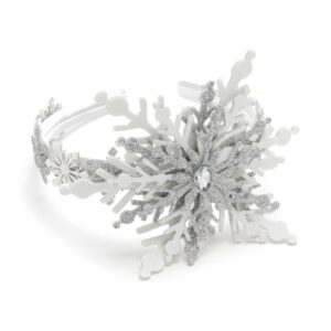 Обруч Новорічний "Сніжинка" срібний