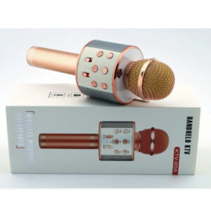Бездротовий Мікрофон "Караоке" золото/ рожеве золото