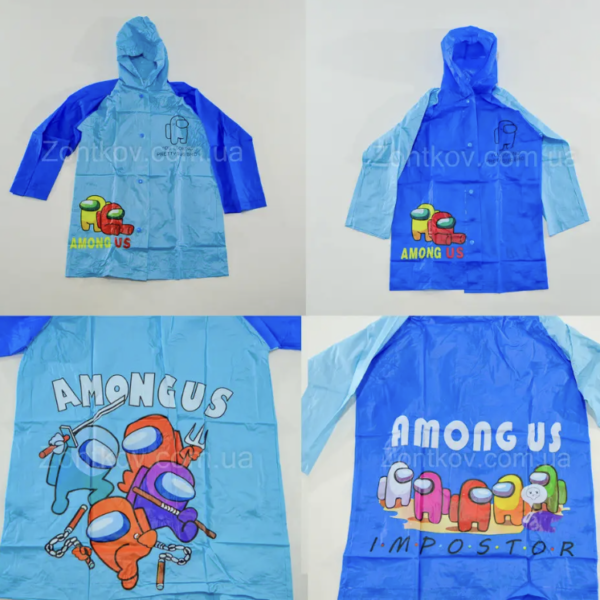 Дощовик дитячий Among Us із ПВХ 110 см