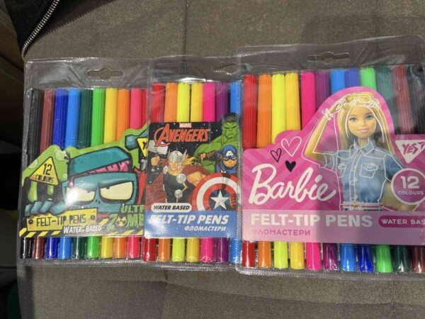 Фломастери YES "Супергерої" 12 кольорів