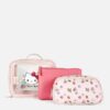 Набір косметичок Primark 3 в 1 "Hello Kitty" прозора-рожева