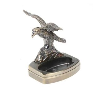 Попільничка із запальничкою "Орел" металева 13*15 см