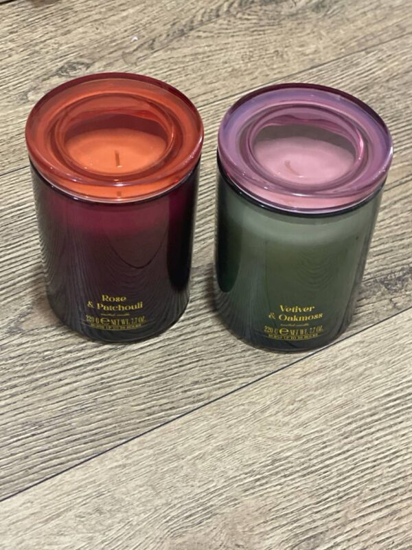 Ароматична свічка Primark в склі зі скляною кришкою 220g (30 годин)