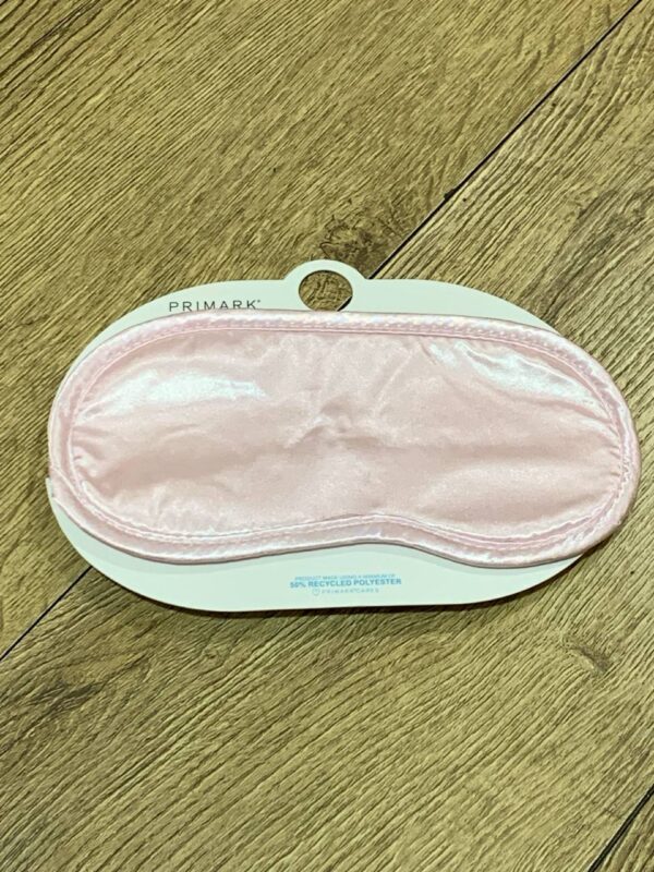 Маска для сну Primark атласна ніжно-рожева