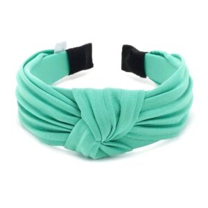 Обруч-чалма з костюмної тканини широкий мікс кольорів