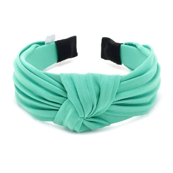 Обруч-чалма з костюмної тканини широкий мікс кольорів