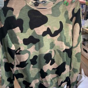 Джемпер хакі принт мілітарі, розмір S (унісекс)