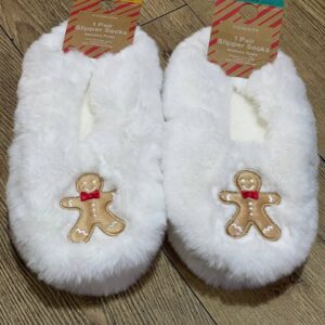 60923fb5-db45-4a3c-ab71-bed2bc789447-1.jpg Тапочки-балетки жіночі "Пряник" Primark пухнасті білі