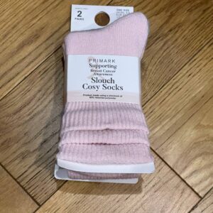 Набір шкарпеток Slouch Cosy Primarkі сірі/ рожеві (2 пари)