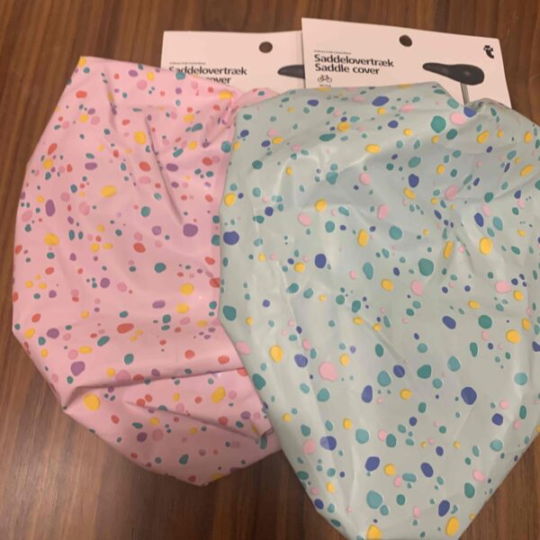 Чохол для сидіння велосипеда водонепроникний рожевий/блакитний