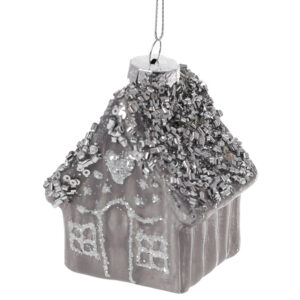 6161baec-2f98-40f5-9a52-fa5a0c61de2c.jpg Ялинкова прикраса "Будиночок" срібний 10 см (скло)
