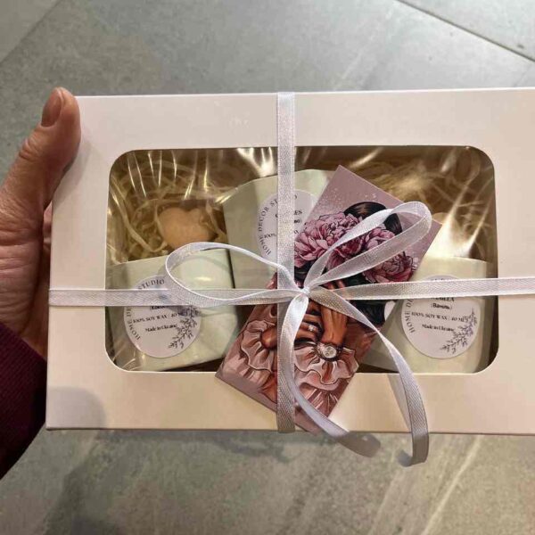 Набір свічок в кашпо HDS подарунковий 40мл 3 шт