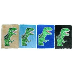 Блокнот А5 плюшевий "Динозавр" 80 арк. клітинка