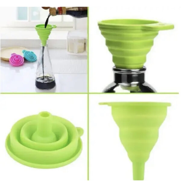 Лійка силіконова розкладна 8 см