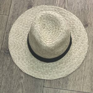 Капелюх "Федора" Primark з чорнрою стрічкою беж