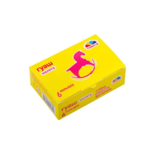 6319b8ea-654b-4a0e-b0ef-92232757a49a.png Фарби Гуаш "ГАММА'UA" Малята" 10 мл 6 кол.