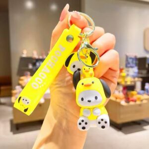 Брелок силіконовий "Песик Pochacco /Kuromi "