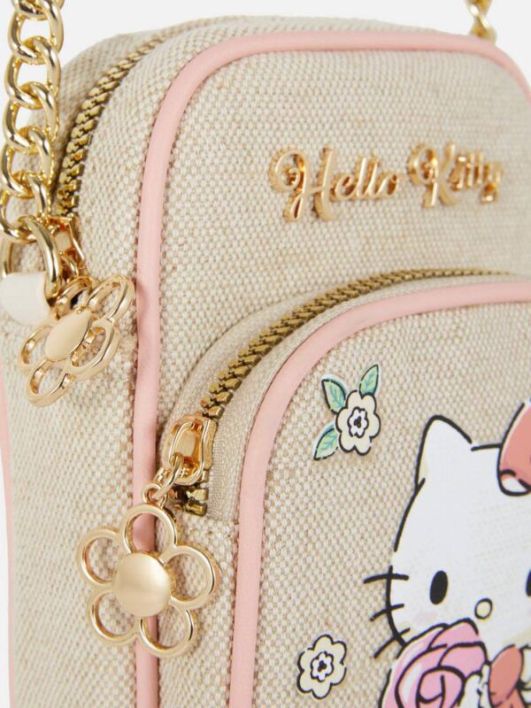 Сумочка для телефону/гаманець Primark "Hello Kitty" тканина беж