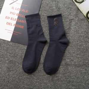 Шкарпетки чоловічі бавовняні "борода", графітові