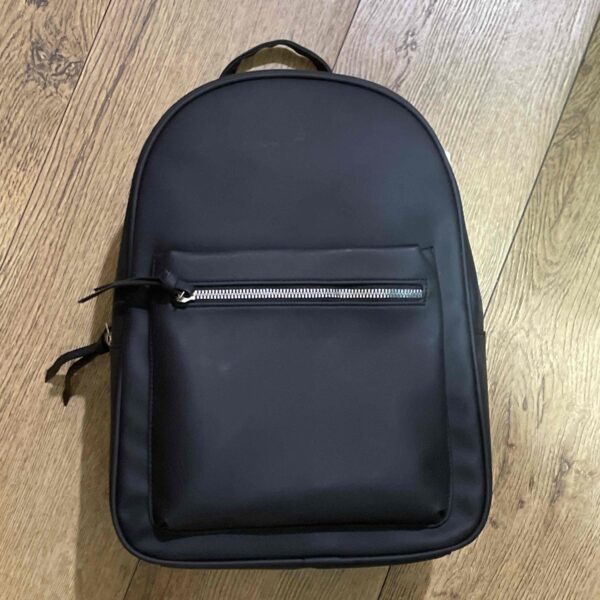 Рюкзак з еко-шкіри Primark гладкий чорний