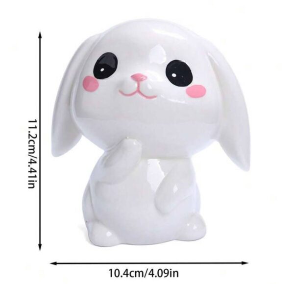 Скарбничка керамічна "Зайка" 11*10 см