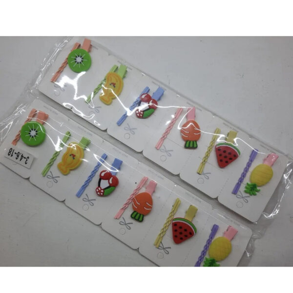 Заколка тік-так "Ягоди" набір 6 шт