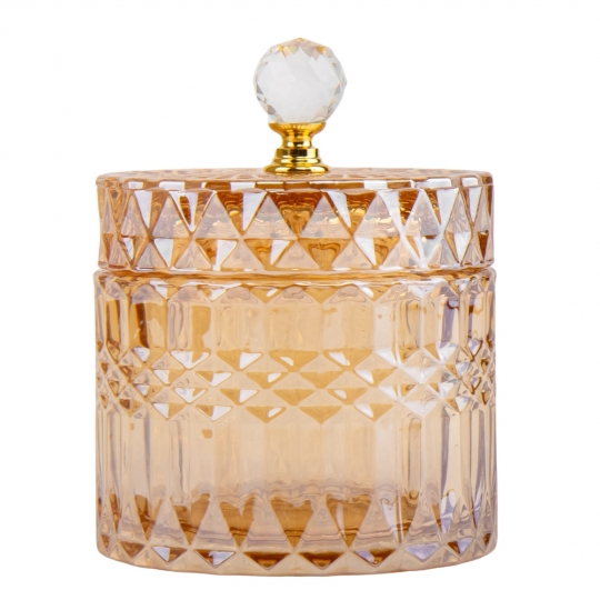 Шкатулка скляна "Золоті моменти" 11,5 см