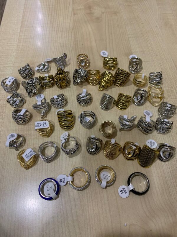 Каблучка жіноча металева мікс