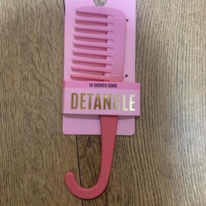 681f7d7b-8ca6-476d-a785-ccd2ffbe2f52.jpg Гребінь з рідкими зубцями Detangle Primark з гачком рожевий