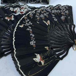 68e477a6-6bfa-4da7-9bbf-e3374f0690af.jpg Віяло/ Опахало "Метелики" з принтом з пластиковою основою