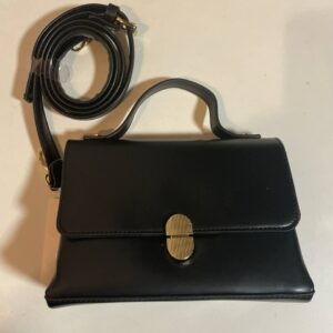 68ec2359-7a40-4a1b-a43e-4338cbdef4ed.jpg Сумочка-міні "Портфель" Primark з ручкою та додатковим ремінцем чорна