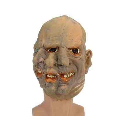 Маска на Хелловін "Триличний" резинова